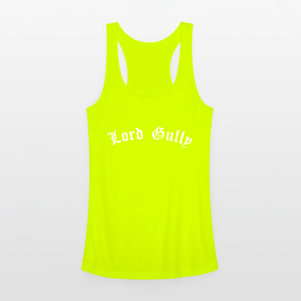 Women’s Performance Racerback Tank Top - neon yellow