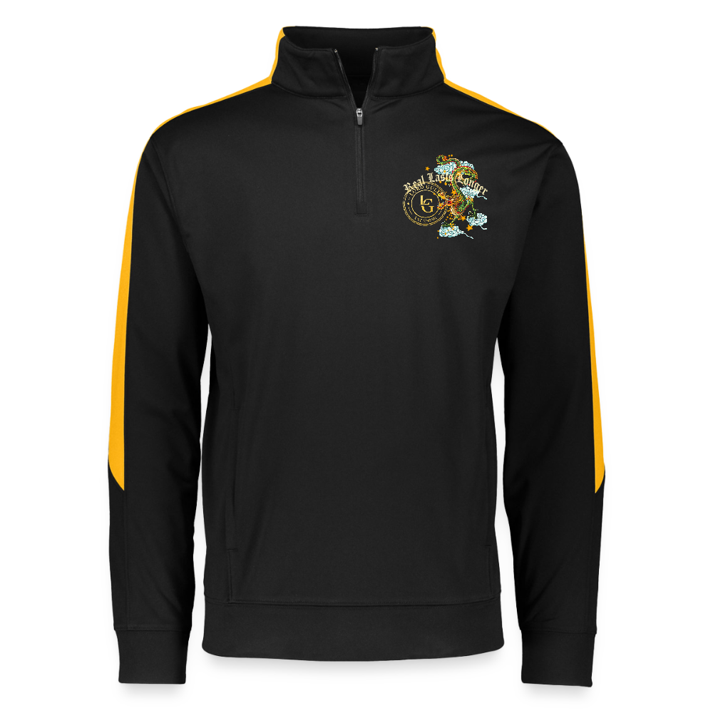 Cosmic Dynasty Quarter Zip - black/gold