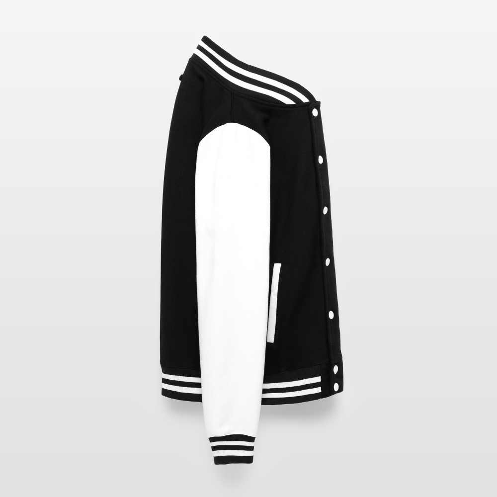 Lord Gully Varsity Jacket - black/white