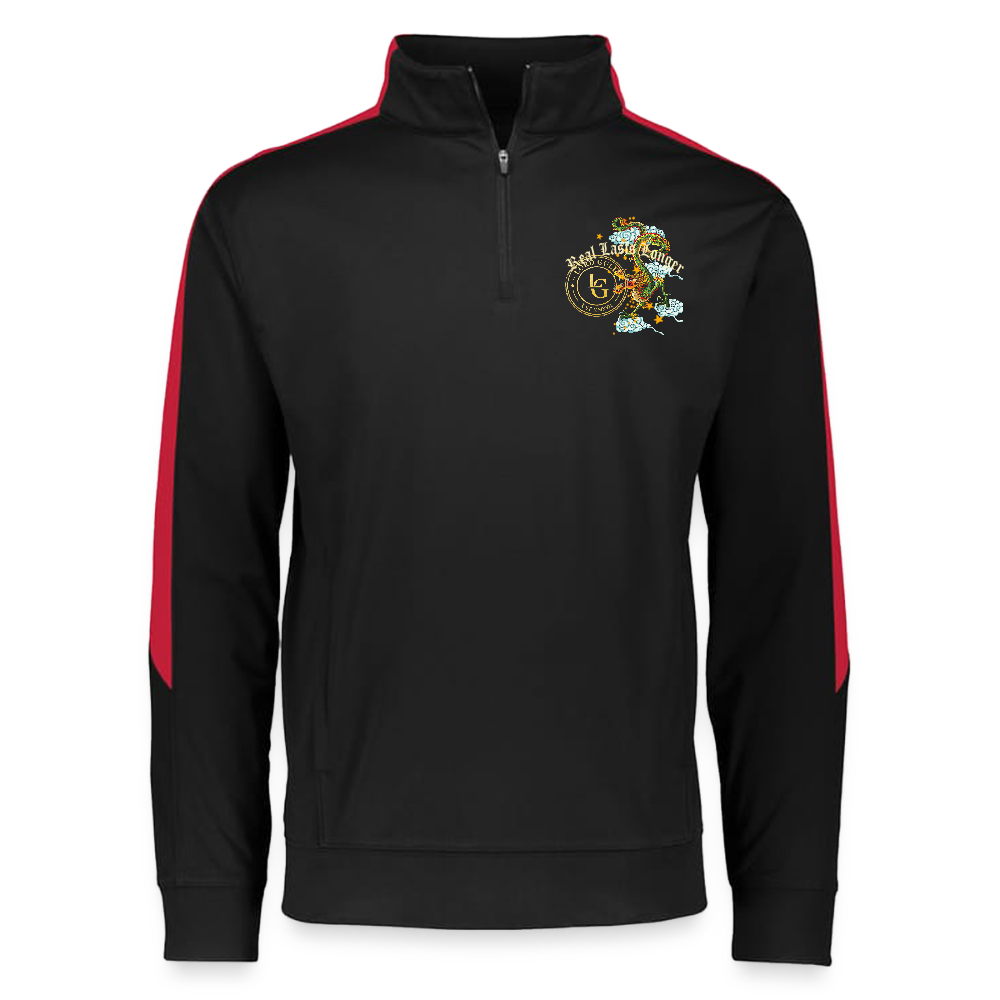 Cosmic Dynasty Quarter Zip - black/red