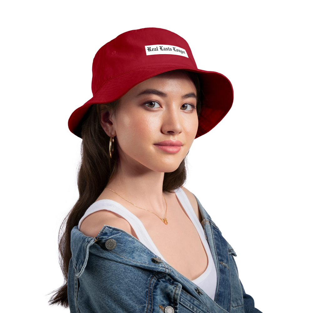 Real Lasts Bucket Hat - red
