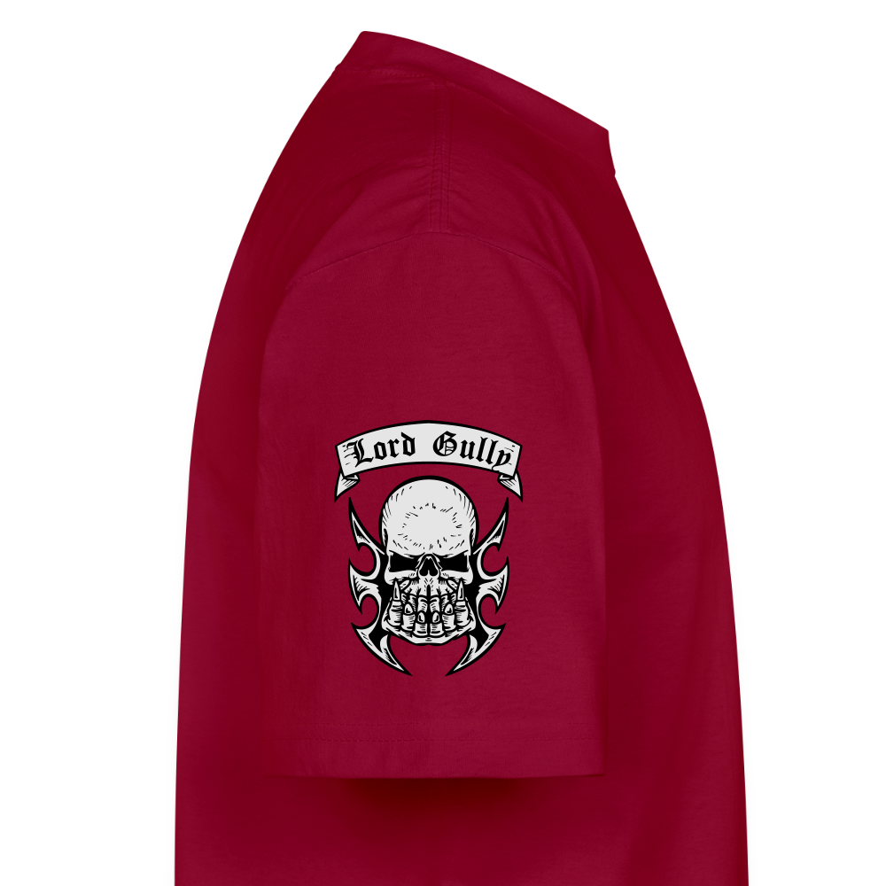 Oversized Authentic T - cardinal