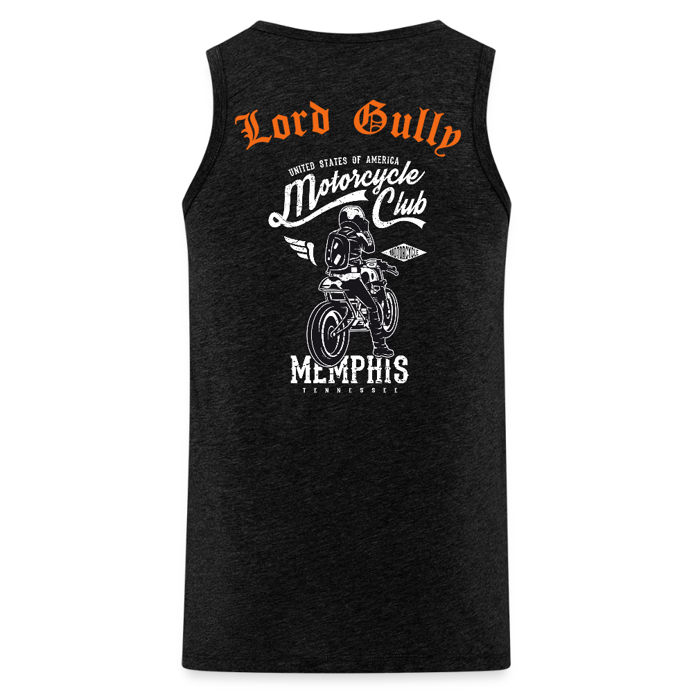State Rider Memphis Tank - charcoal grey