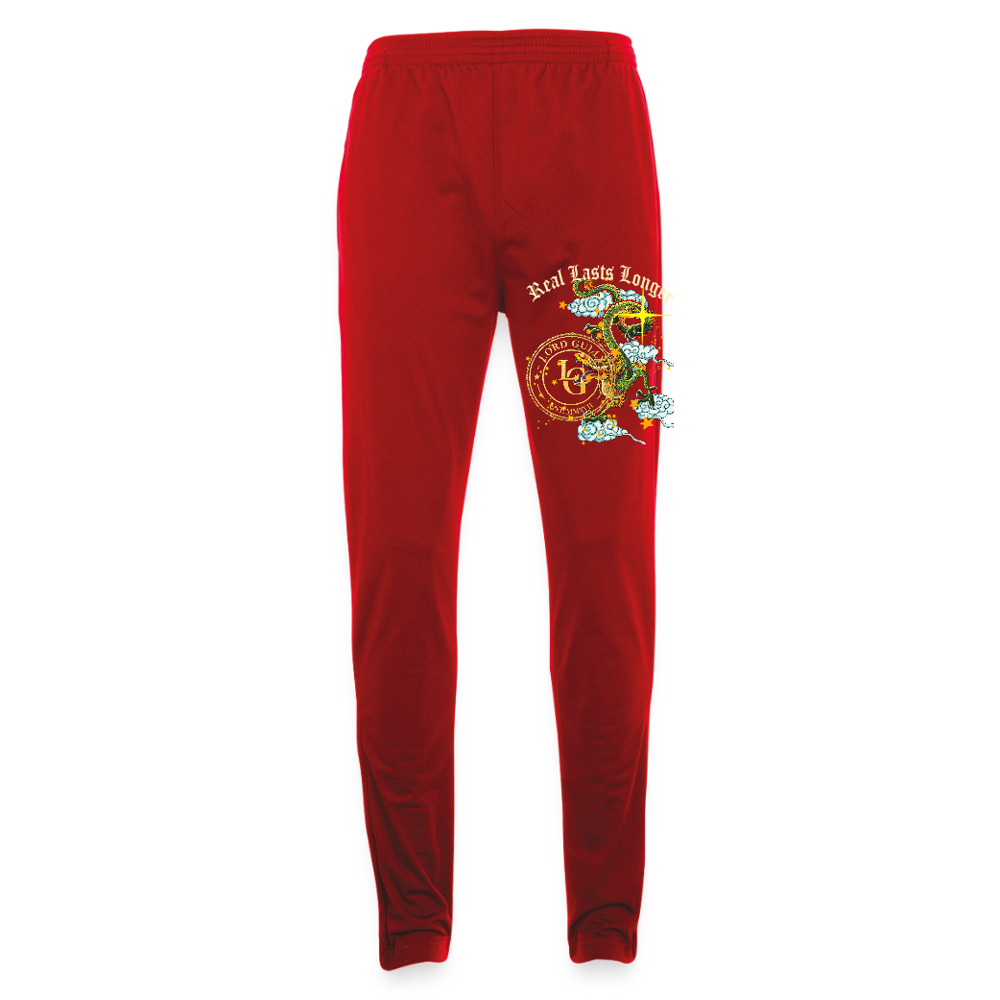 Sportswear Unisex Dragon Joggers - red