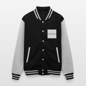 Lord Gully Varsity Jacket - black/heather grey