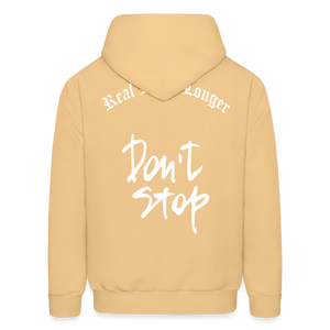 Men's Over-sized Hoodie - light gold 