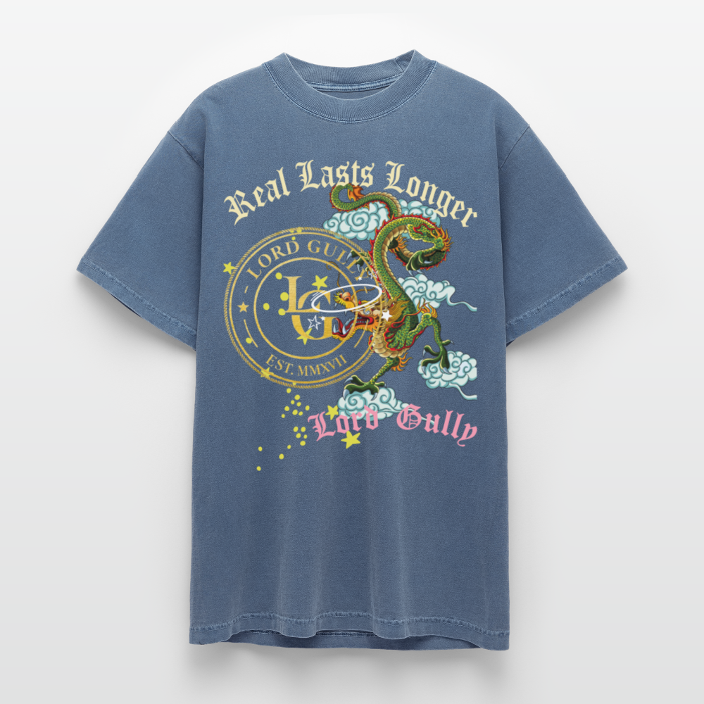 Cosmic Dynasty Heavyweight Top - denim