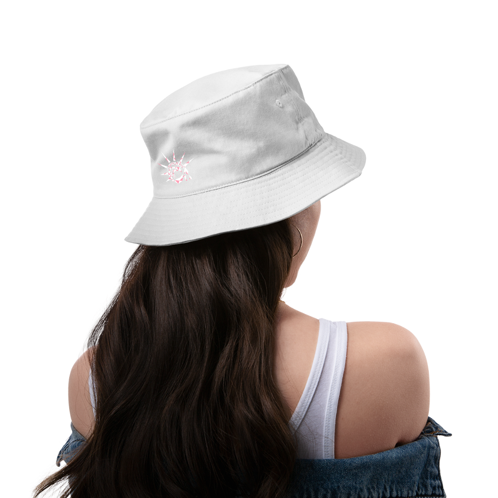Real Lasts Bucket Hat - white