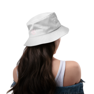 Real Lasts Bucket Hat - white