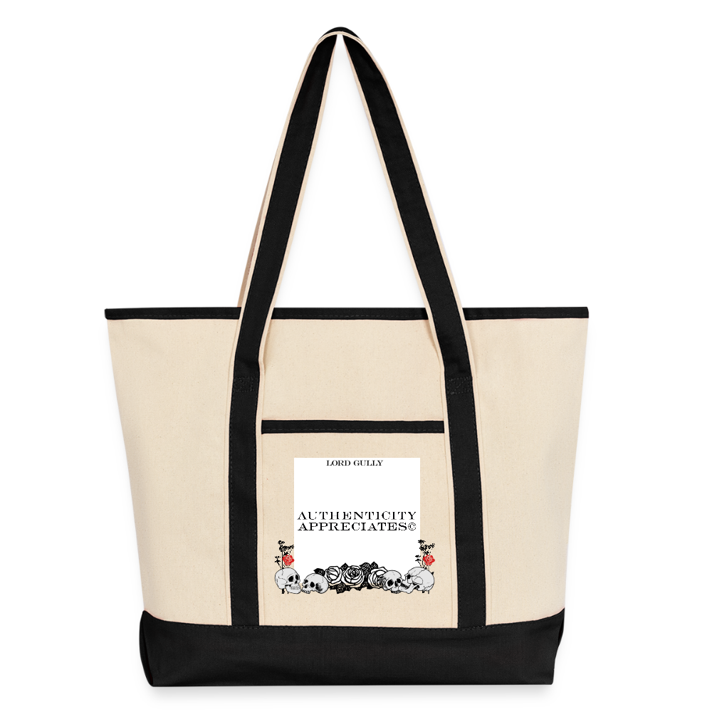 Lord Gully Deluxe Tote - Natural/Black