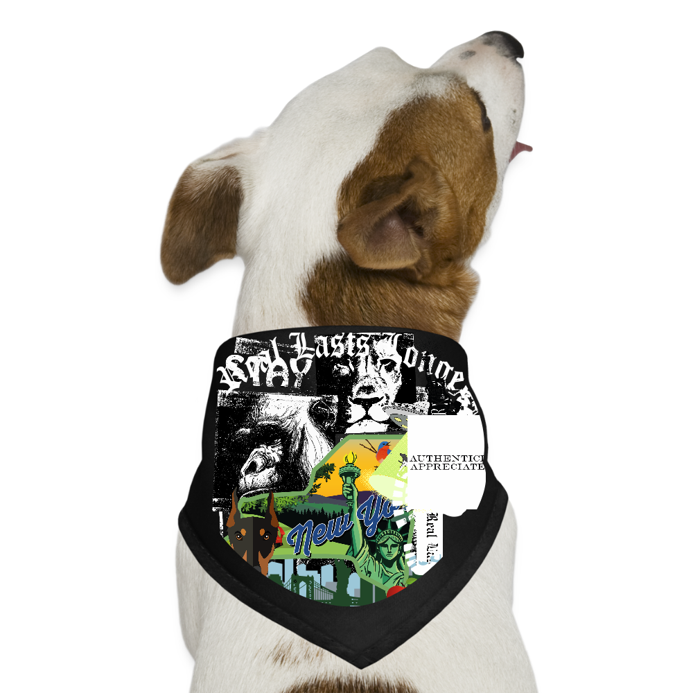 Dog Bandana - black