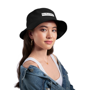 Real Lasts Bucket Hat - black