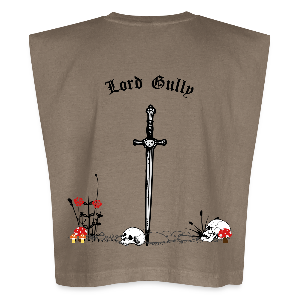 Washed Women´s Muscle Tank Top - faded brown