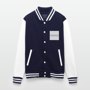 Lord Gully Varsity Jacket - navy/white