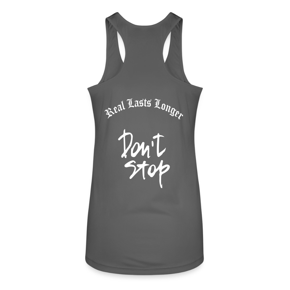 Women’s Performance Racerback Tank Top - charcoal