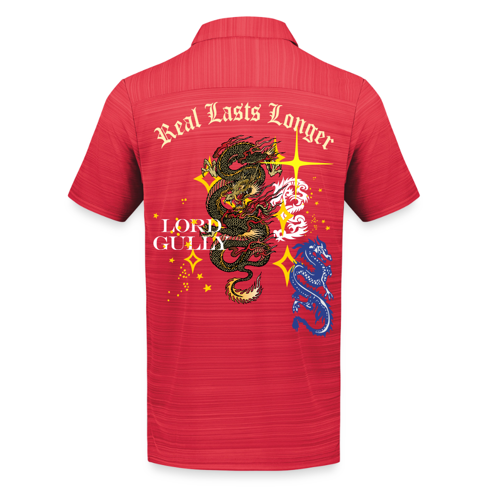 Real Lasts Dragon Pursuit Polo - red