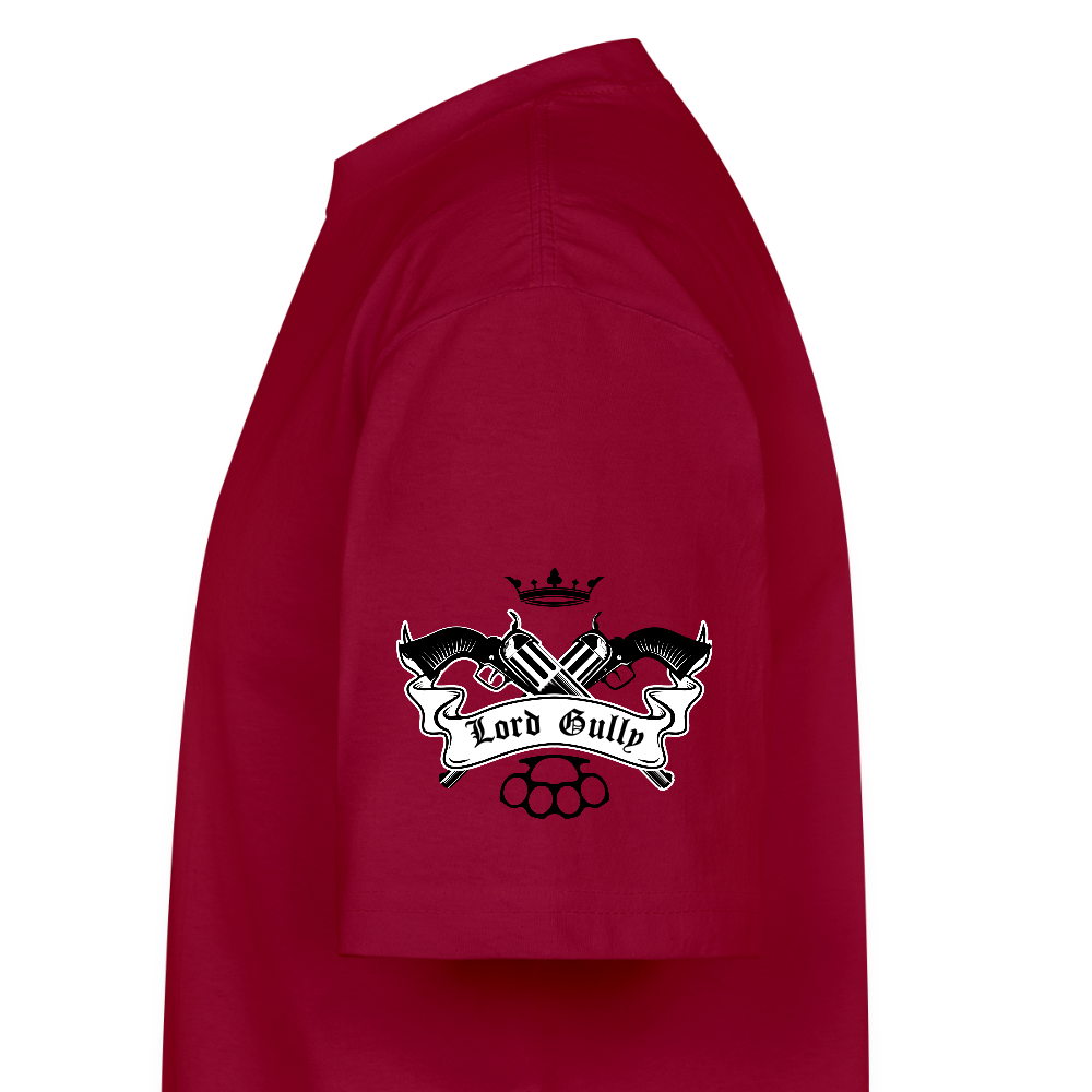 Oversized Authentic T - cardinal