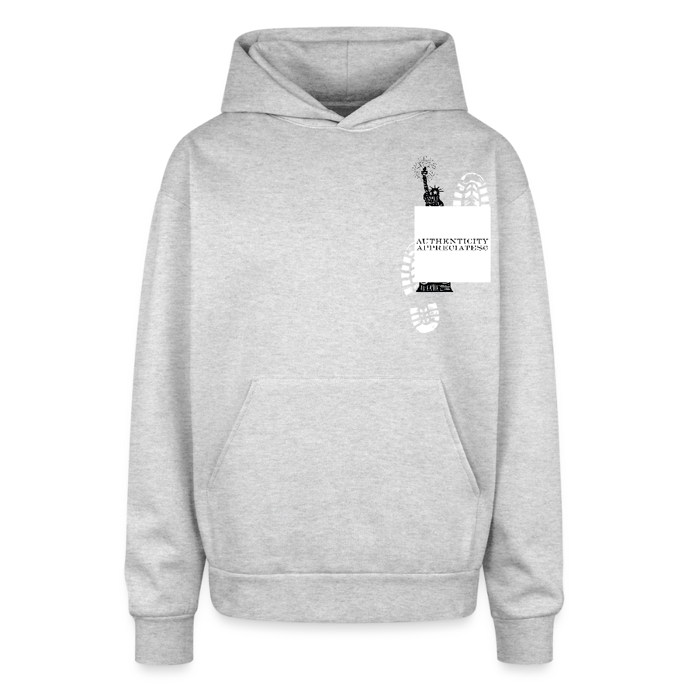 Heavyweight Concrete Liberty Hoodie - heather grey