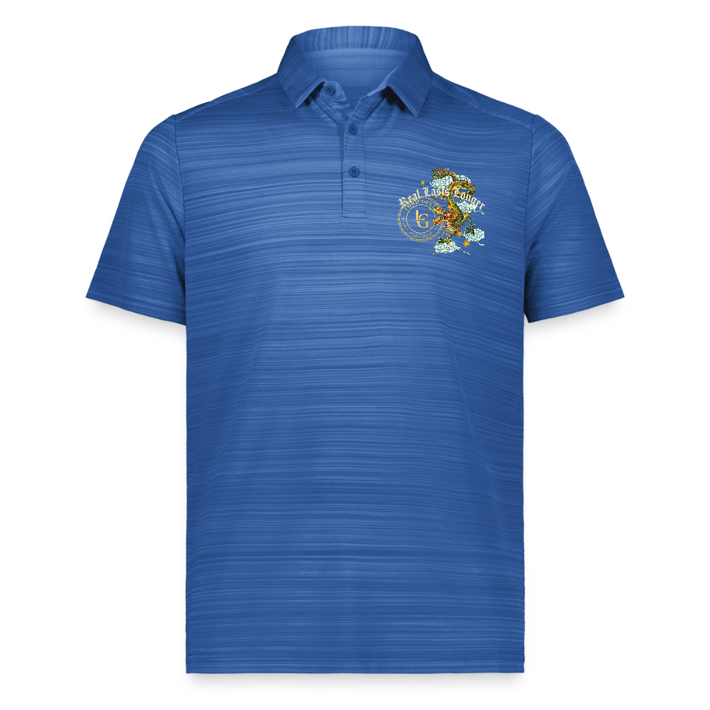 Real Lasts Dragon Pursuit Polo - royal blue