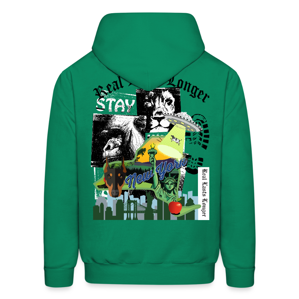 Concrete Liberty Hoodie - kelly green