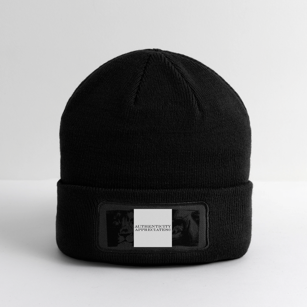 AS2 Patch Beanie - black