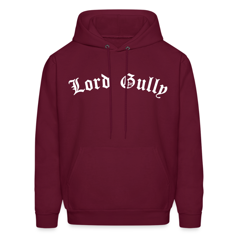 Men's Over-sized Hoodie - burgundy
