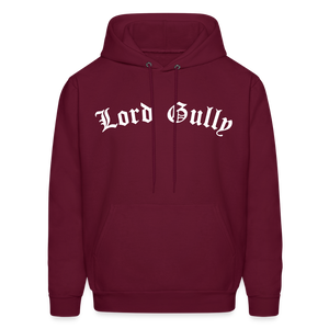 Men's Over-sized Hoodie - burgundy