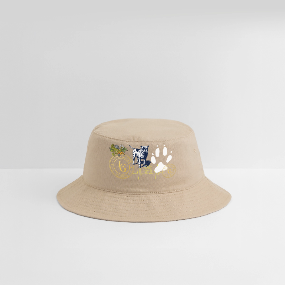 Dog Lovers Bucket Hat - cream