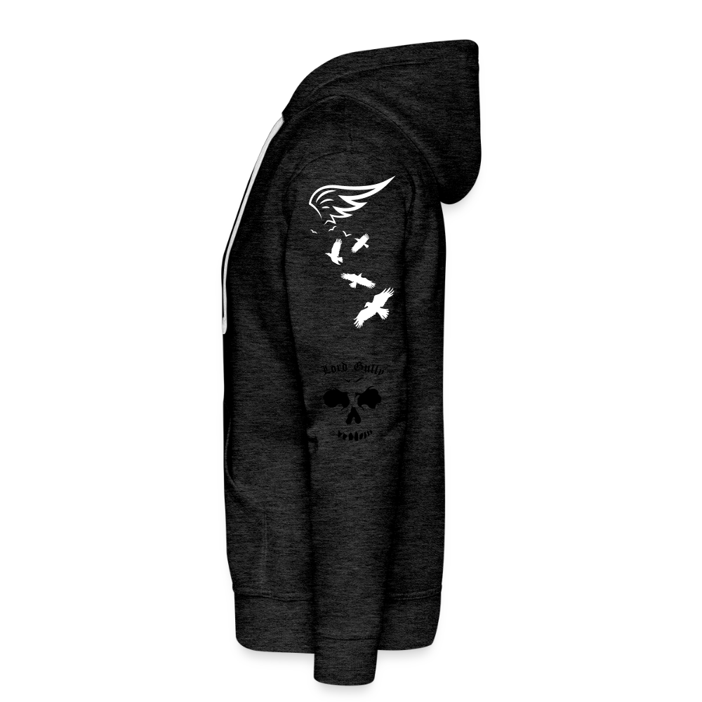 Wings Premium Hoodie - charcoal grey