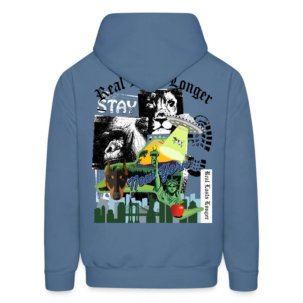 Concrete Liberty Hoodie - denim blue