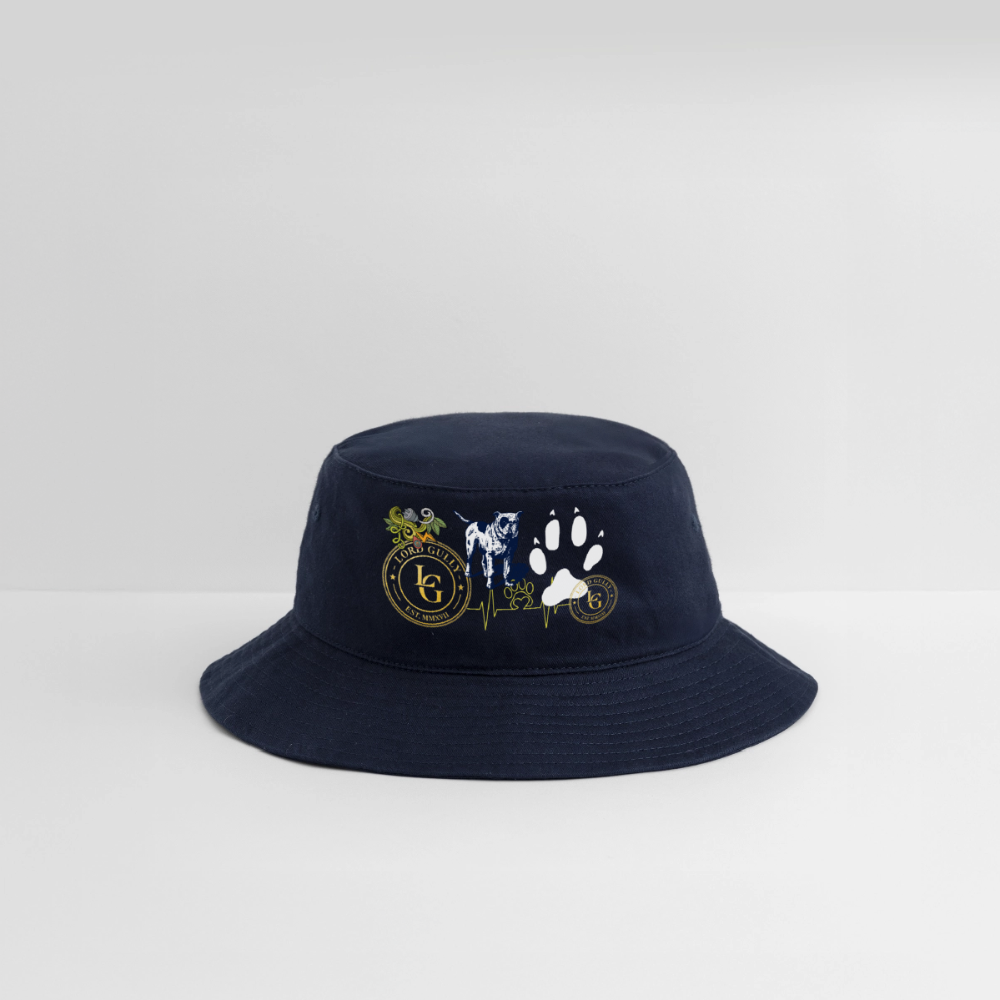 Dog Lovers Bucket Hat - navy