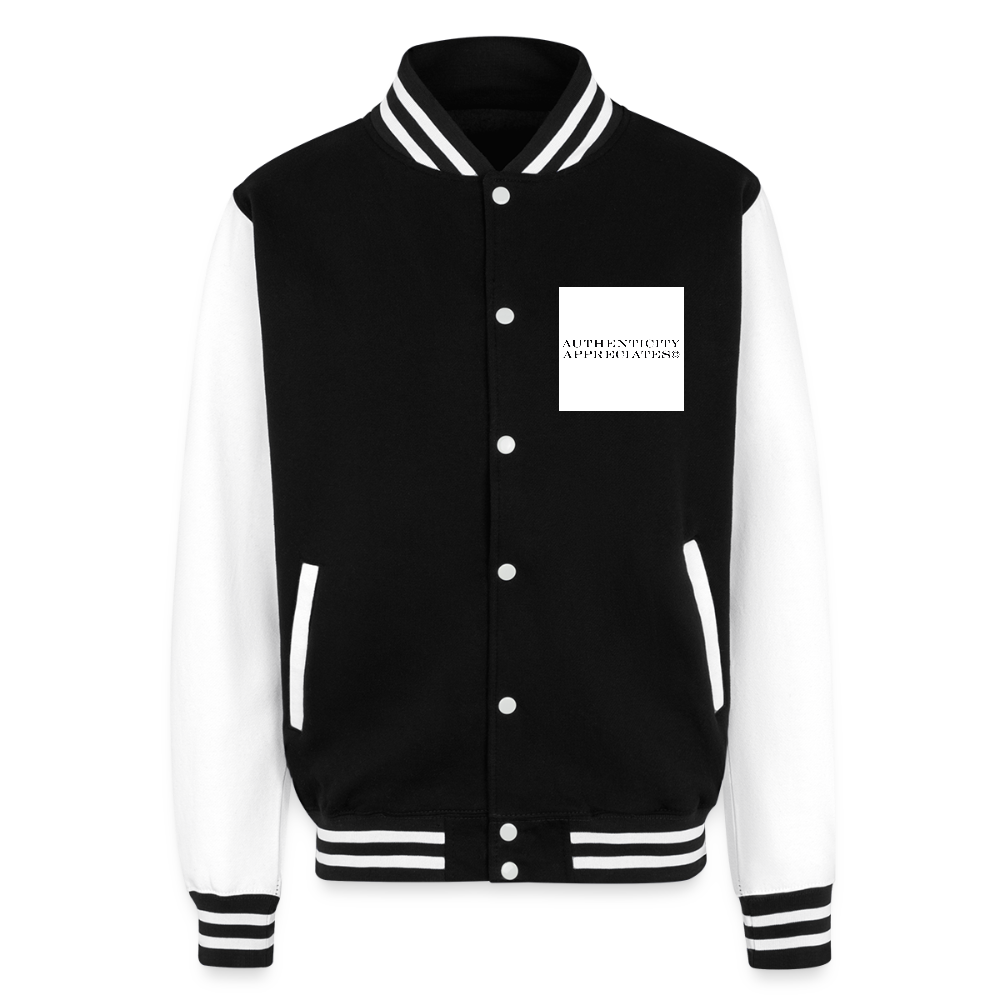 Lord Gully Varsity Jacket - black/white