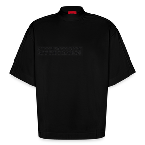 Oversized Boxy T-Shirt - SOLID BLACK