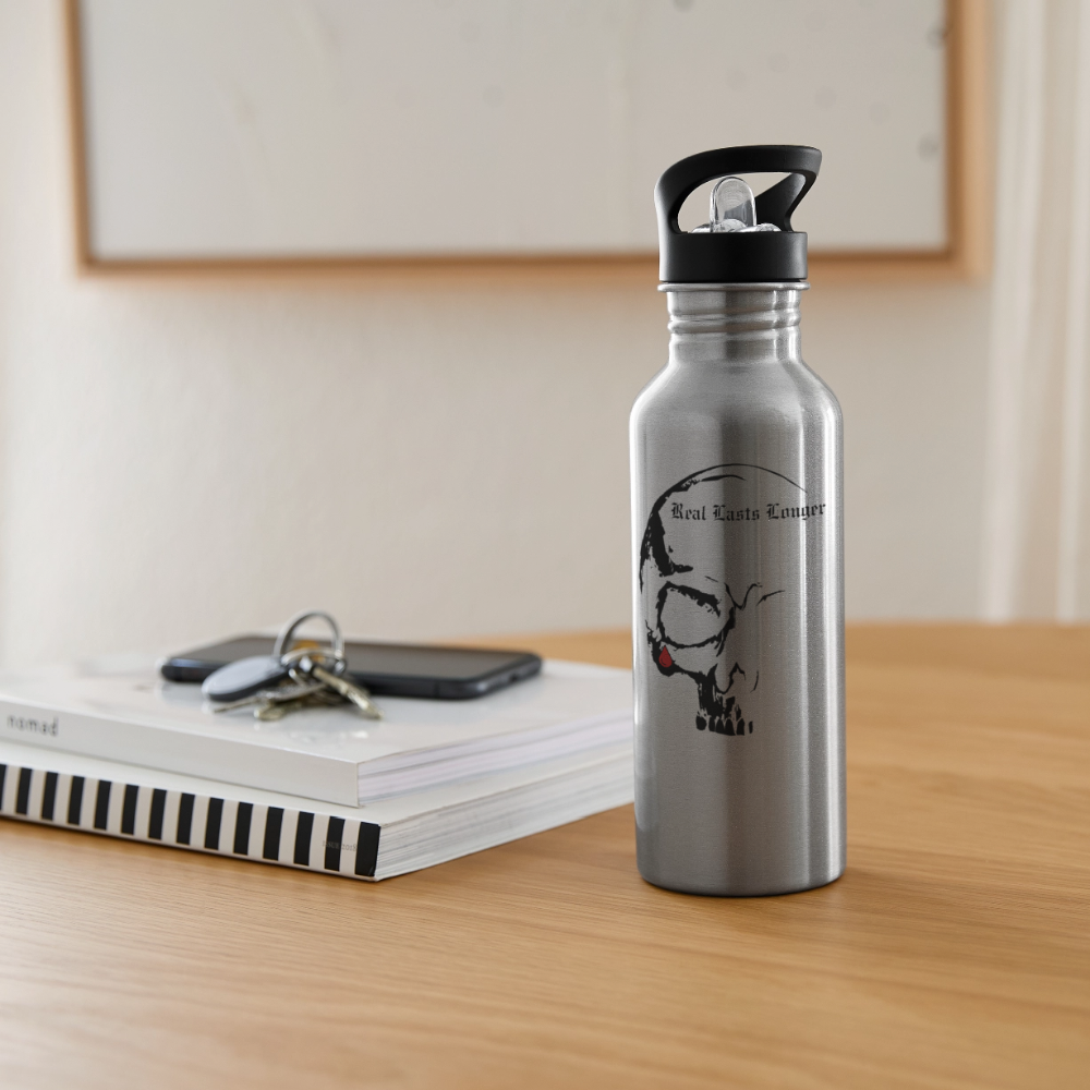 Real Lasts Water Bottle - silver