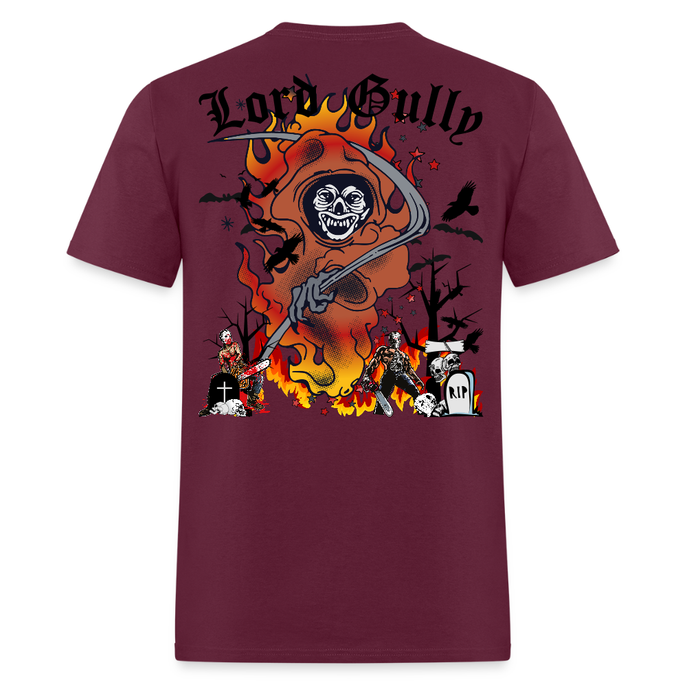 Reaper T-shirt - burgundy
