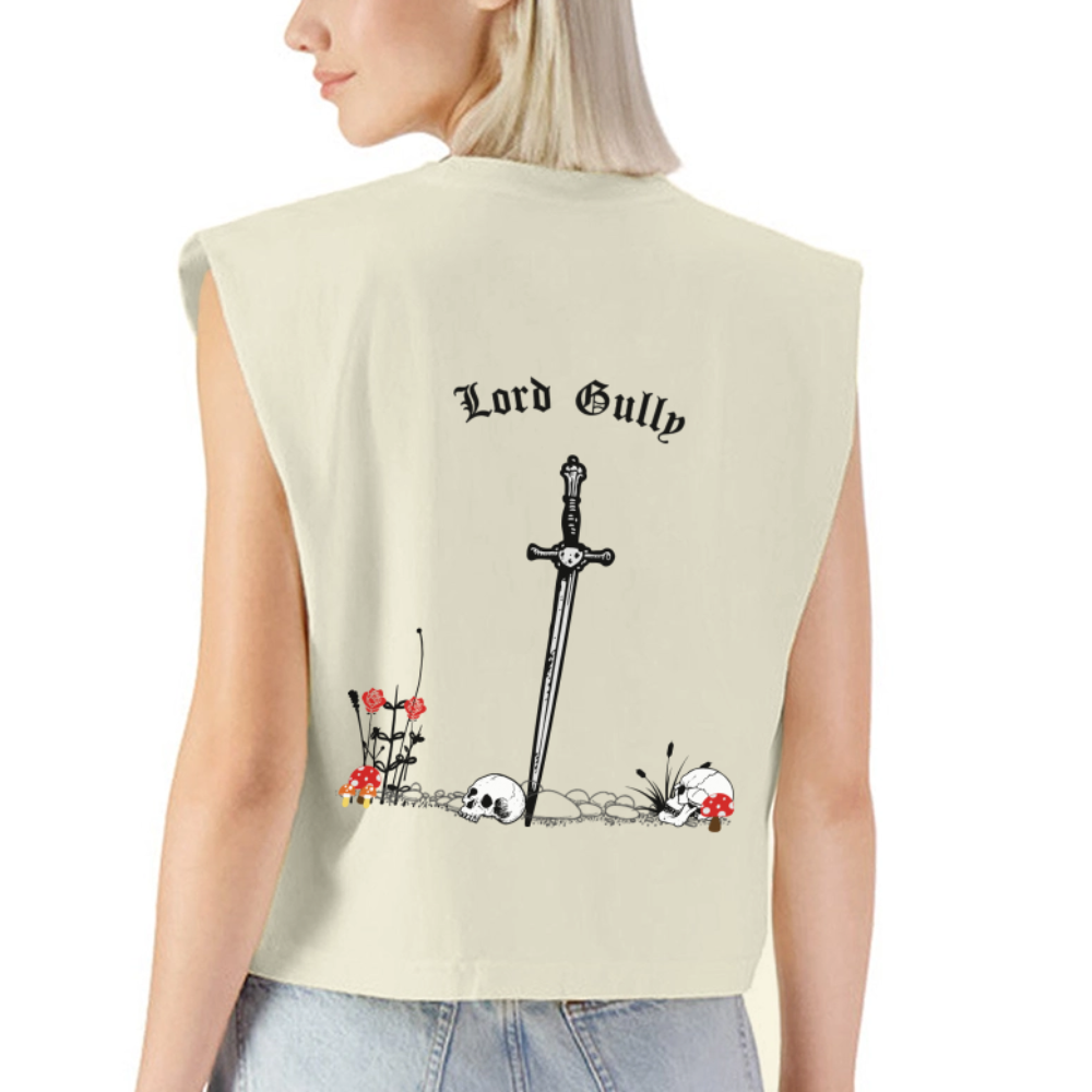 Washed Women´s Muscle Tank Top - faded cream