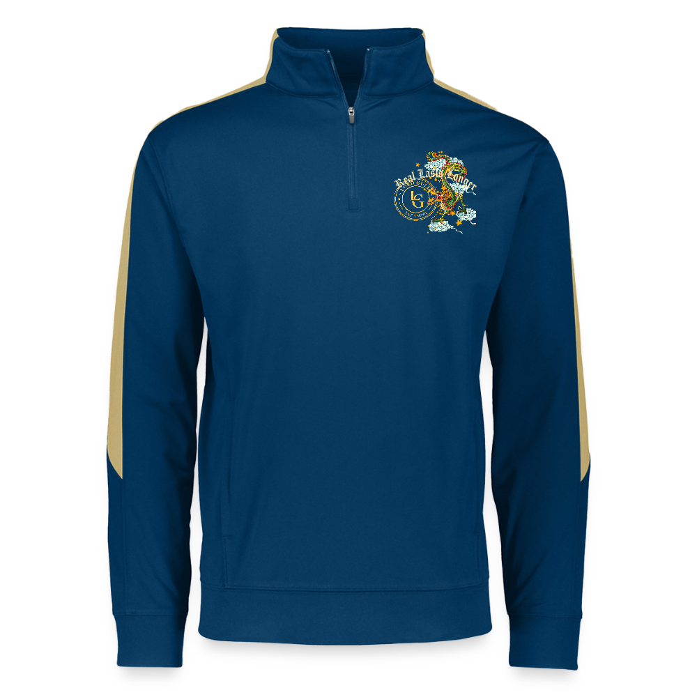 Cosmic Dynasty Quarter Zip - navy/vegas gold