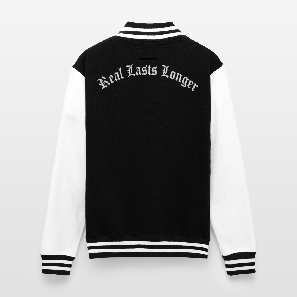 Lord Gully Varsity Jacket - black/white