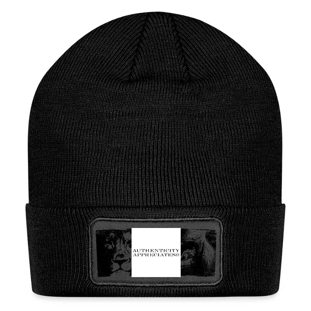 AS2 Patch Beanie - black