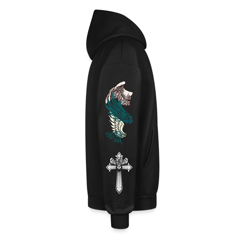 Oversized Joshua 1:9 Sweatshirt - black