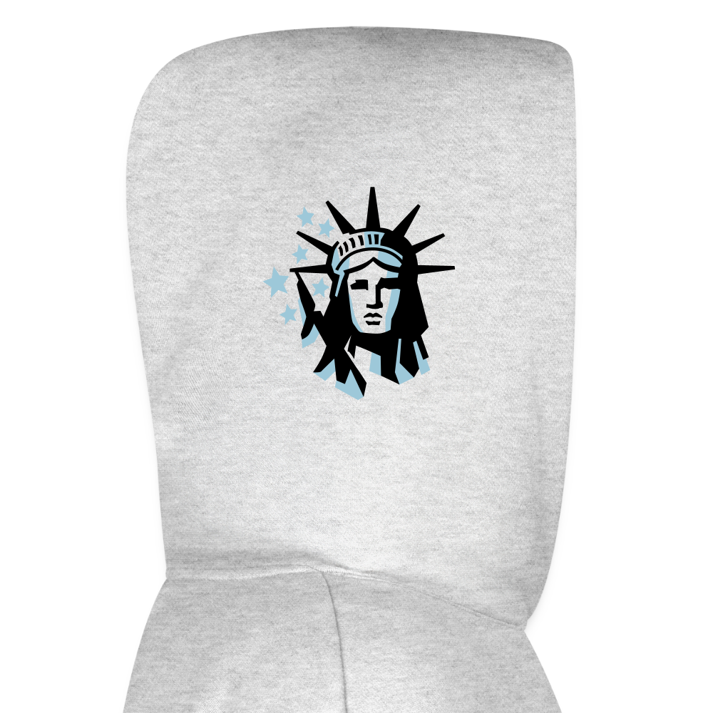 Heavyweight Concrete Liberty Hoodie - heather grey