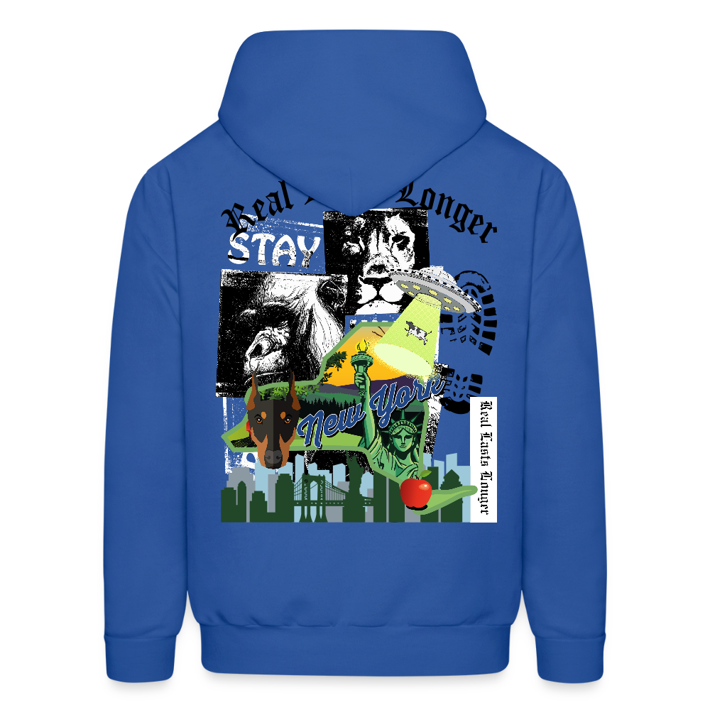 Concrete Liberty Hoodie - royal blue