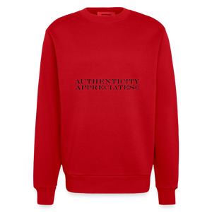 Heavyweight Organic Crew Neck - red