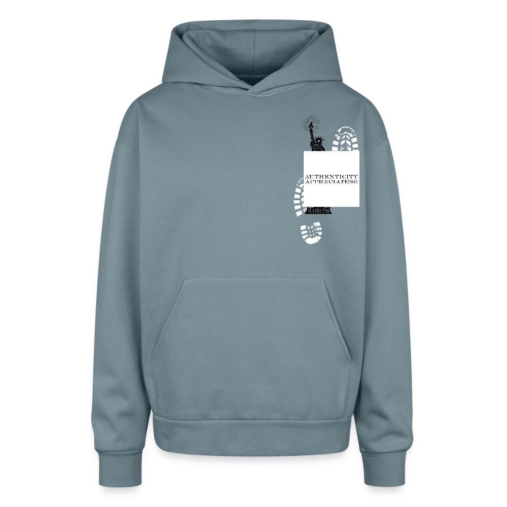 Heavyweight Concrete Liberty Hoodie - stone blue