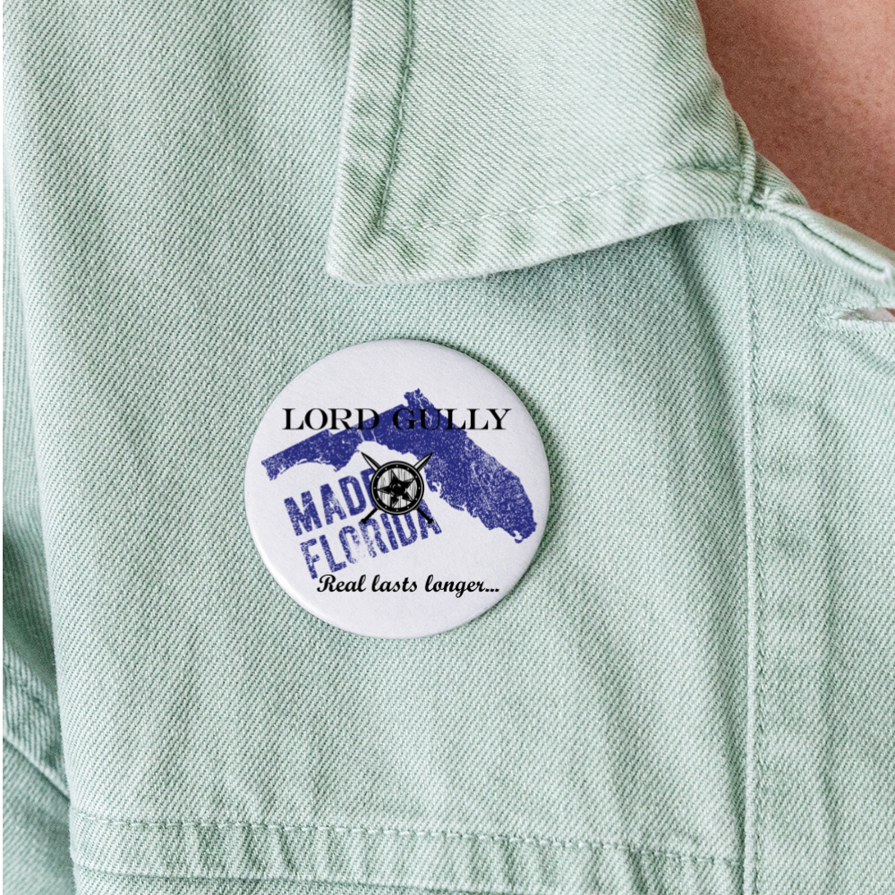Lord Gully Button 2.2'' - white