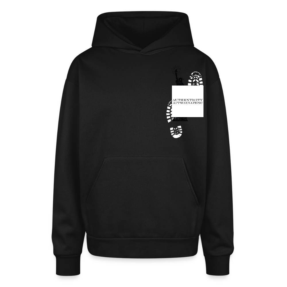 Heavyweight Concrete Liberty Hoodie - black