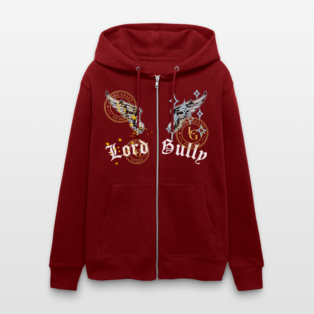LG Stellar Zip Hoodie - burgundy