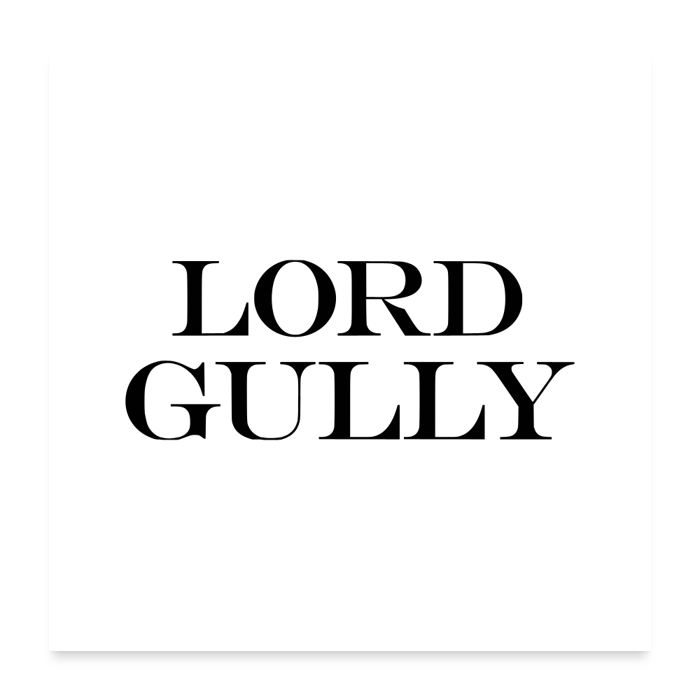Lord Gully Poster 24x24 - white