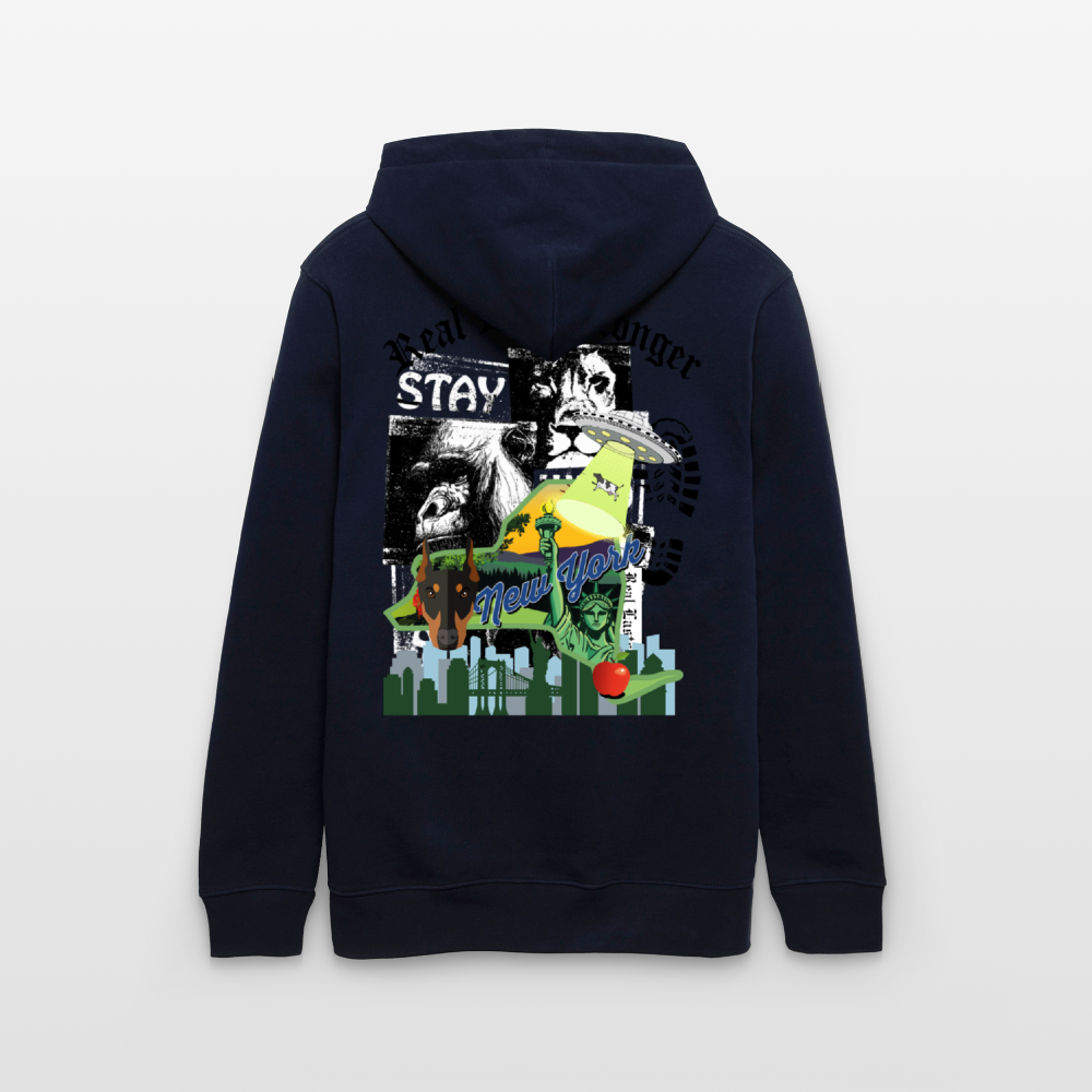 Heavyweight Concrete Liberty Hoodie - french navy