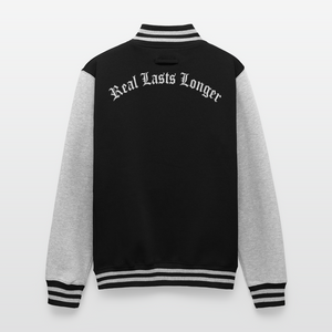 Lord Gully Varsity Jacket - black/heather grey